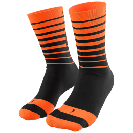 Dynafit Live To Ride Socks kerékpáros zokni narancs 4561 shocking orange