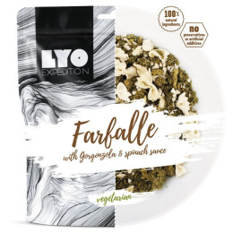 Lyo food Farfalle gorgonzolával és spenóttal 500 g