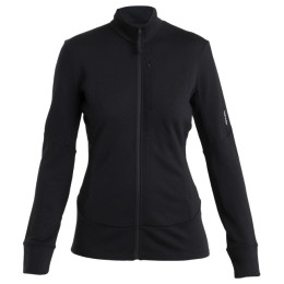 Icebreaker Women Merino 260 Quantum IV LS Zip női funkcionális pulóver fekete Black