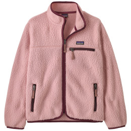 Patagonia K's Retro Pile Jacket - Fuzzy Mauve gyerek pulóver rózsaszín Fuzzy Mauve