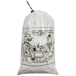 High Tail Designs Drawstring Stuff Sack Date Night tok fehér Date Night