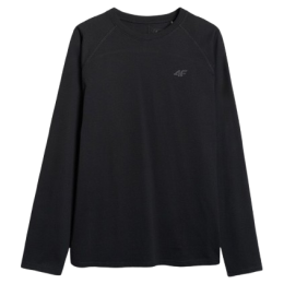 4F Longsleeve M474 férfi póló fekete DEEP BLACK