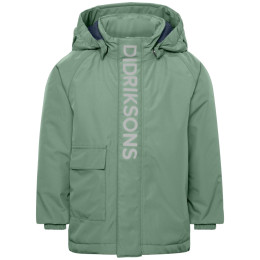 Didriksons Talvi Kids Jkt 2 Dark Moss gyerek télikabát sötétzöld Dark Moss