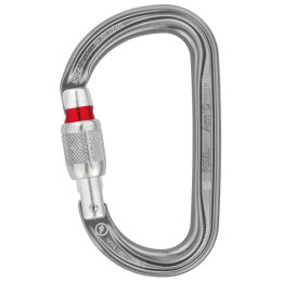 Karabiner Petzl AmD Screw-Lock ezüst