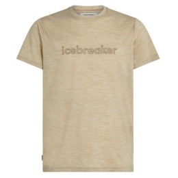Icebreaker M 150 Tech Lite SS Tee IB Stitchline férfi funkcionális póló bézs Bay Hthr
