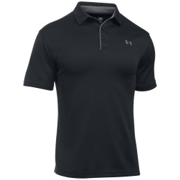 Férfi póló Under Armour Tech Polo fekete