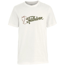 Fjällräven Archive Logo T-Shirt M férfi póló fehér Eggshell
