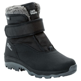 Jack Wolfskin Vojo Shell Texapore Mid Vc K gyerek téli cipő fekete phantom