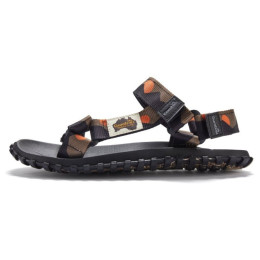 Gumbies Scrambler Khaki a Orange férfi szandál zöld/narancs khaki/oranžová