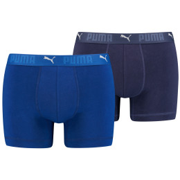 Puma Sport Cotton Boxers 2P férfi boxer kék Blue Combo