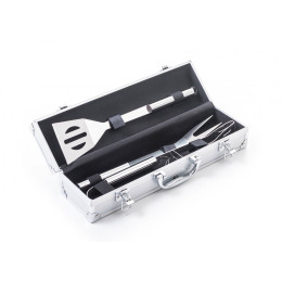 G21 3 darabos szett alumínium táskában grillezési eszköz