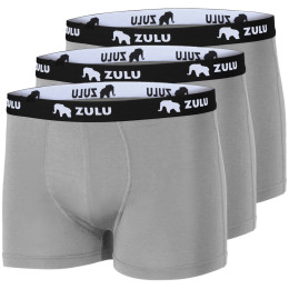 Zulu Bambus 210 4in 3-pack férfi boxer