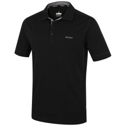MOOA Polo férfi póló fekete black
