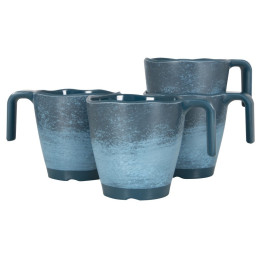 Gimex Mug dark blue 4 pcs bögre készlet
