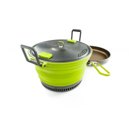 Hrnec GSI Escape Set 3 L Pot with Fry Pan világoszöld