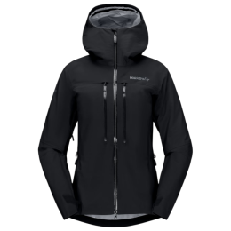 Norrona Trollveggen Gore-Tex Pro Light Jacket női outdoor dzseki fekete Caviar Black