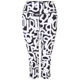 Dare 2b Influential 3/4 női 3/4-es leggings fehér/fekete Blk&WhtGrafi