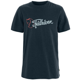 Fjällräven Archive Logo T-Shirt M férfi póló sötétkék Dark Navy