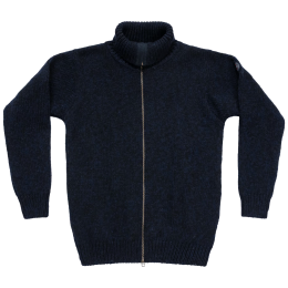 Devold Nansen Wool Cardigan pulóver sötétkék Navy