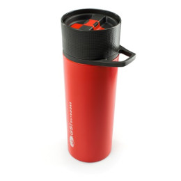 French Press GSI Glacier Stainless Commter Javapress piros