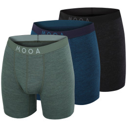 MOOA MerinoSilk 6in 3-pack férfi boxer