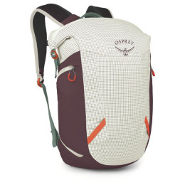 Osprey Transporter Zinch hátizsák fehér/piros mystery white/moody burgundy