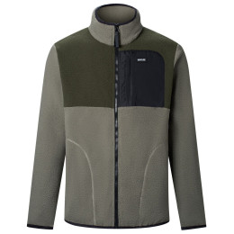 Regatta Frankie Borg Colour Block férfi funkcionális pulóver sötétkhaki SmkyOl/DkKhk