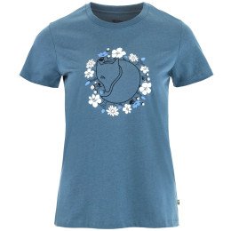 Fjällräven Fjällblomster Fox T-shirt W női póló kék Dawn Blue