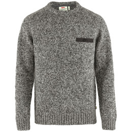 Fjällräven Lada Round-neck Sweater M férfi pulóver szürke Grey