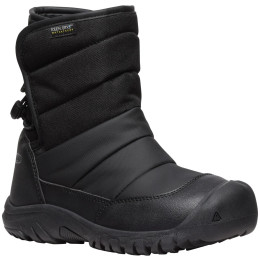 Keen Puffrider Wp Youth gyerek téli cipő fekete black/steel grey