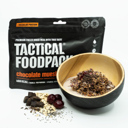 Tactical Foodpack Chocolate Muesli with Cherries 125g desszert