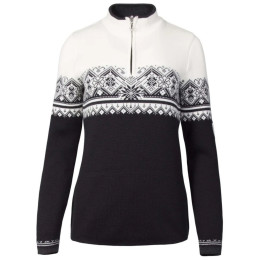 Dale of Norway Moritz Fem Sweater női pulóver fekete/fehér Black White Darkcharcoal