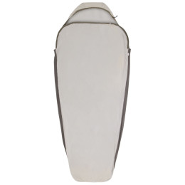 Sea to Summit Silk Blend Sleeping Bag Liner - Compact Mummy hálózsák bélés világosszürke Moonstruck Grey