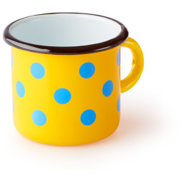 Zulu Sárga bögre kék pöttyökkel bögrék-csészék