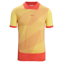 Icebreaker Men ZoneKnit™ SS Tee GEODETIC férfi funkcionális póló narancs