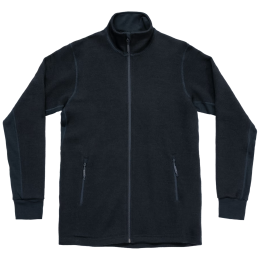 Devold Thermo Wool Jkt Man férfi funkcionális pulóver fekete Ink