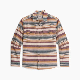 Royal Robins Clouds Rest Hemp L/S férfi ing világos barna Pebble Alder Str