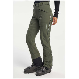 Tenson Touring Softshell Pant női téli nadrág sötétzöld