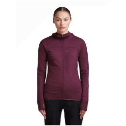 Icebreaker W M 300 Descender LS Zip Hoodie női funkcionális pulóver