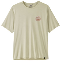 Patagonia Men's Capilene Cool Daily Shirt - Great Waves férfi póló bézs Dyno White