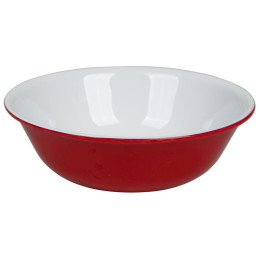 Tál Bo-Camp Bowl melamine 2-tone piros Red/White