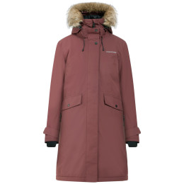 Didriksons Erika Wns Parka 3 női téli parka burgundi vörös Old rust
