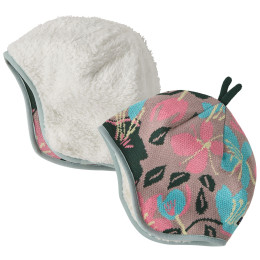 Patagonia Baby Reversible Beanie gyerek sapka szürke/rózsaszín Hopes and Blooms: Fuzzy Mauve