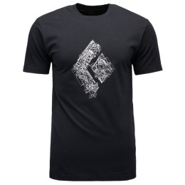 Black Diamond M Engineered Diamond Ss Tee férfi póló