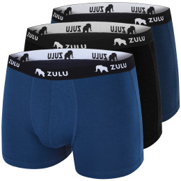 Zulu Bambus 210 4in 3-pack férfi boxer