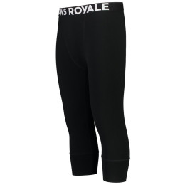 Férfi alsó Mons Royale Cascade Merino Flex 200 3/4 Legging fekete