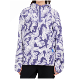 4F Fleece F504 női pulóver fehér/lila Multicolour Allover