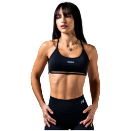 Nebbia Open-back sports Bra Power sport melltartó fekete BLACK