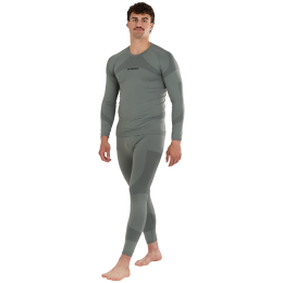 Fundango Seamless Baselayer Set férfi thermo ruházat khaki khaki