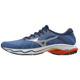 Mizuno Wave Ultima 13 férficipő kék TurkishSea/White/CherryTomato